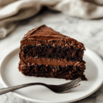 Easy gluten-free chocolate cake slice