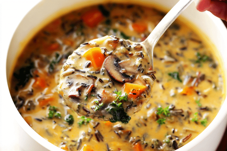 Autumn Wild Rice Soup