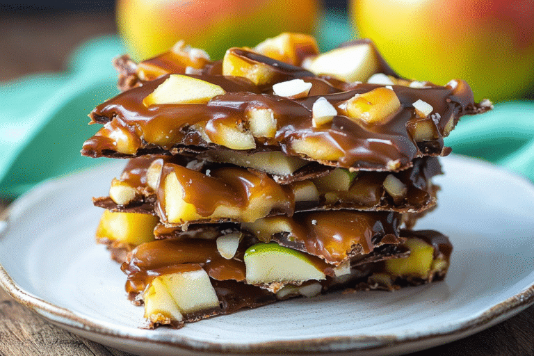 Caramel Apple Bark