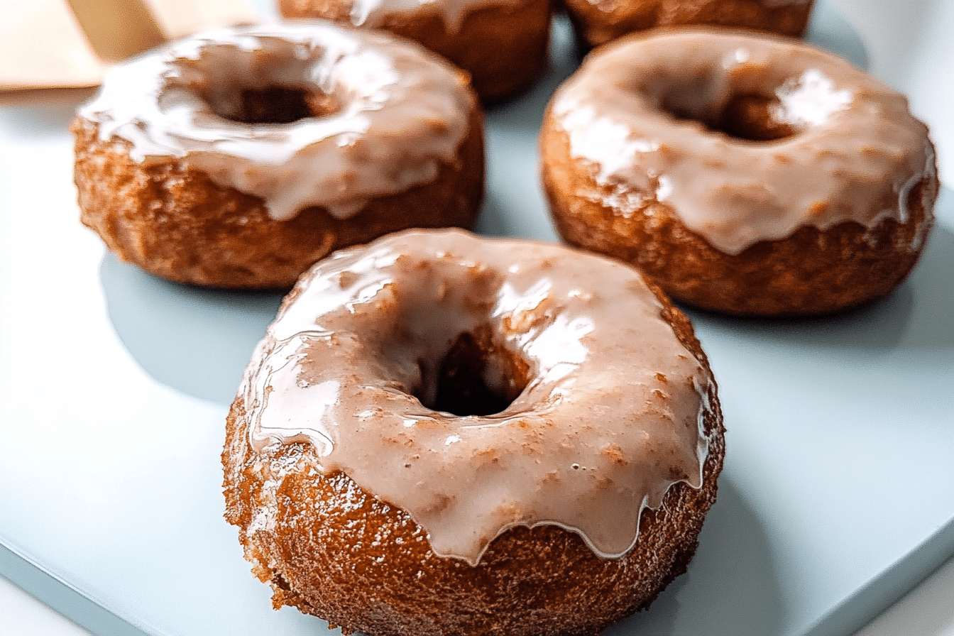 Glazed Maple Chai Donuts
