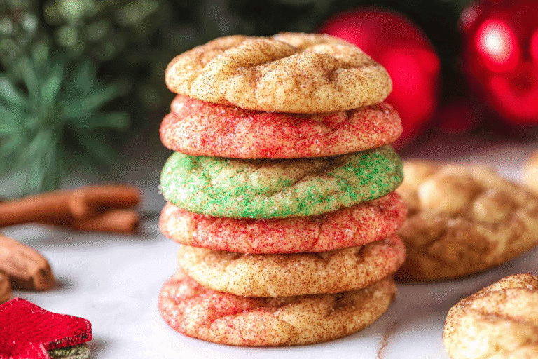 Gluten Free Christmas Snickerdoodles