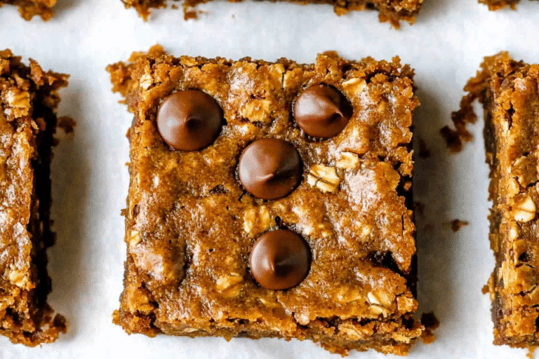 Healthy Pumpkin Oatmeal Bars
