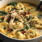 Marry Me Chicken Tortellini Soup