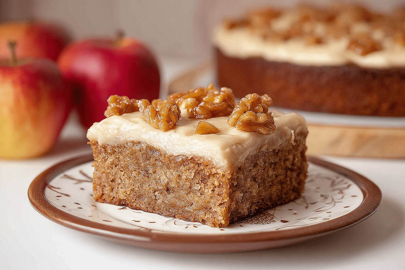 Vegan Applesauce Cake