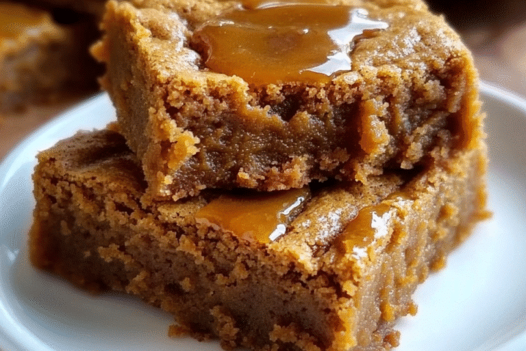 Vegan Gluten-Free Pumpkin Maple Blondies