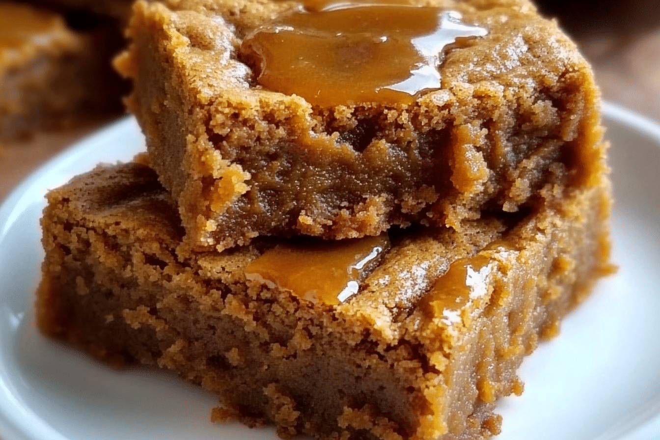 Vegan Gluten-Free Pumpkin Maple Blondies