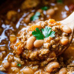 White Bean Turkey Pumpkin Chili