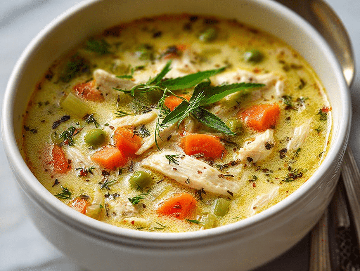 Anti-Inflammatory Creamy Chicken Soup