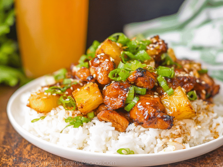 Brown Sugar Pineapple Chicken