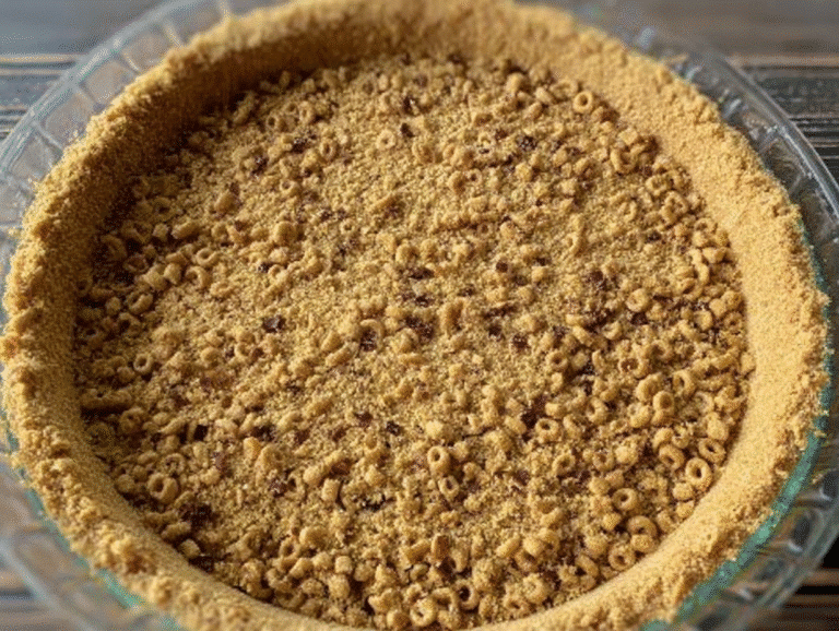 Cheerios Pie Crust