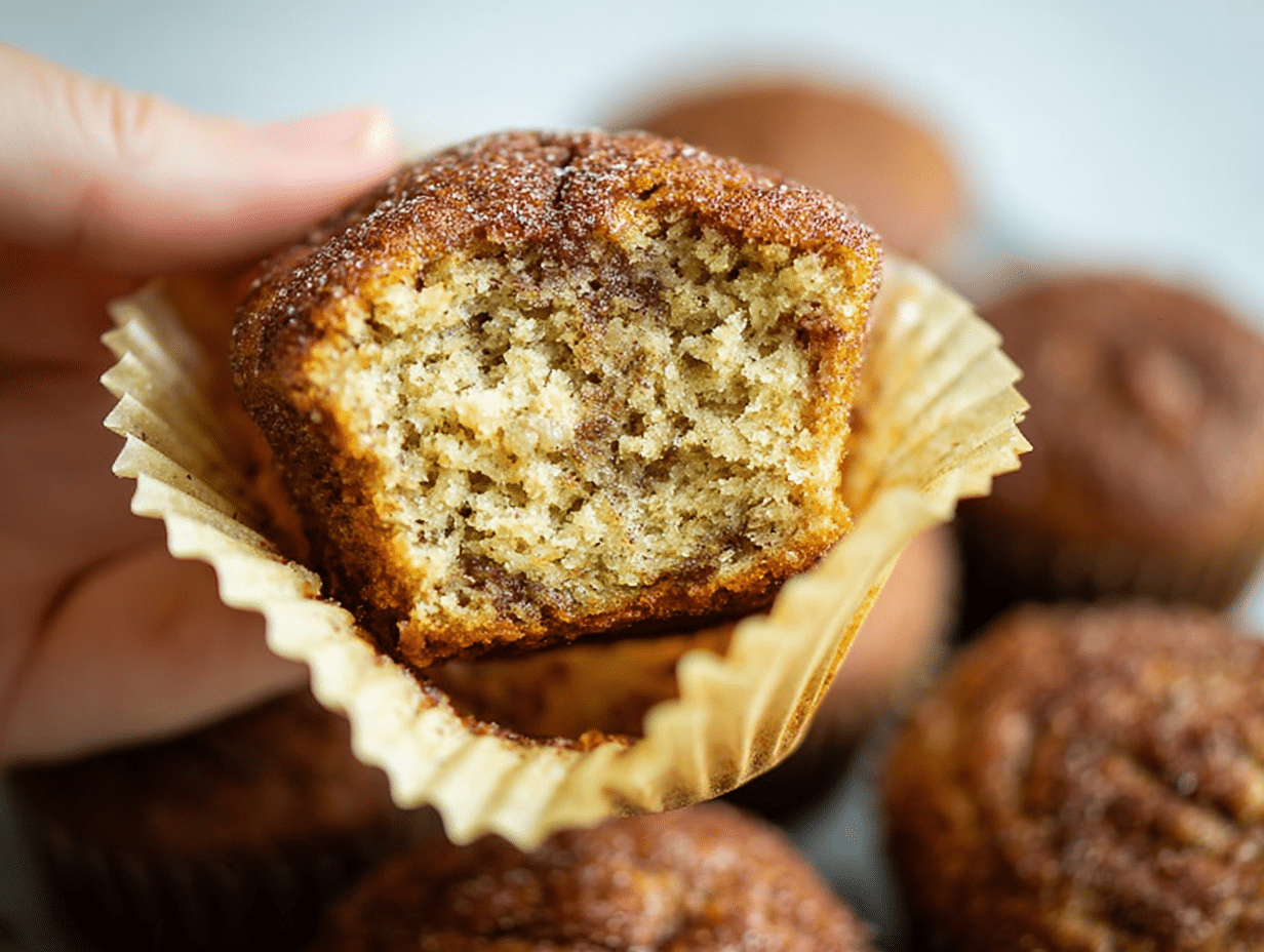 Cinnamon Banana Bread Muffins