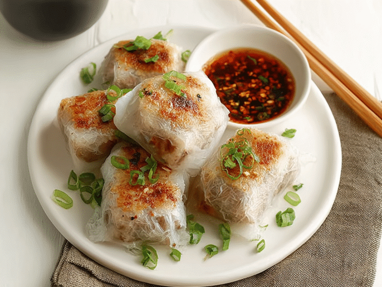 Crispy Rice Paper Dumplings