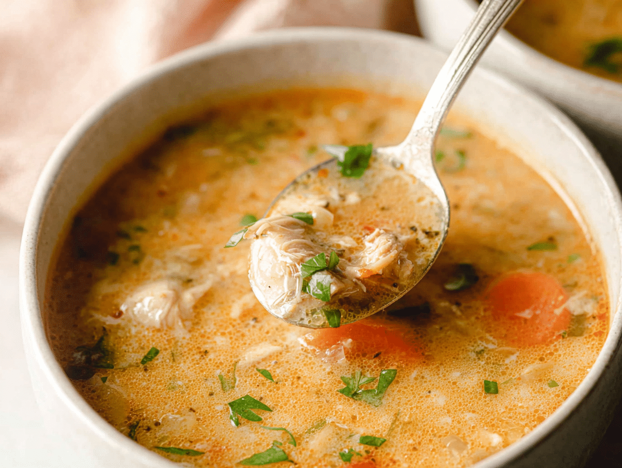 Dairy-Free Gluten-Free Chicken Soup