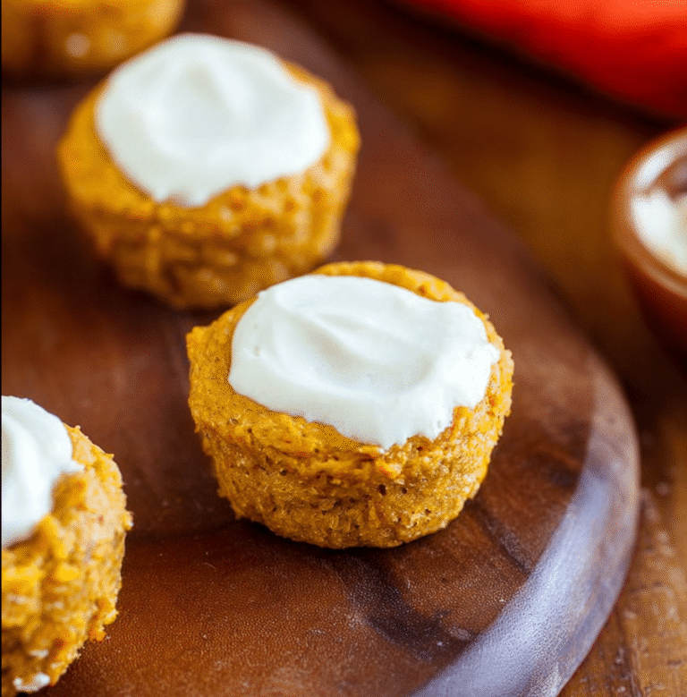 Decadent Flourless Pumpkin Muffins