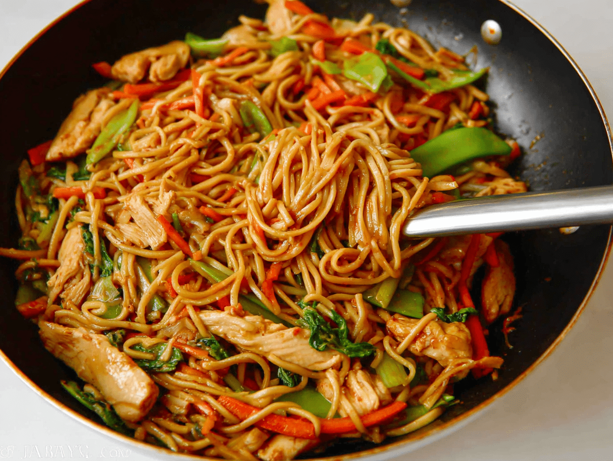 Easy Chicken Lo Mein
