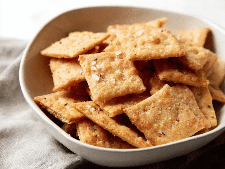 Easy Gluten Free Sourdough Discard Crackers