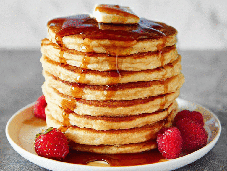 Easy Oat Flour Pancakes