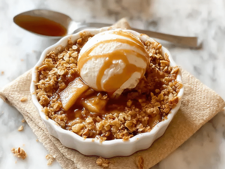 Gluten-Free Caramel Apple Crisp