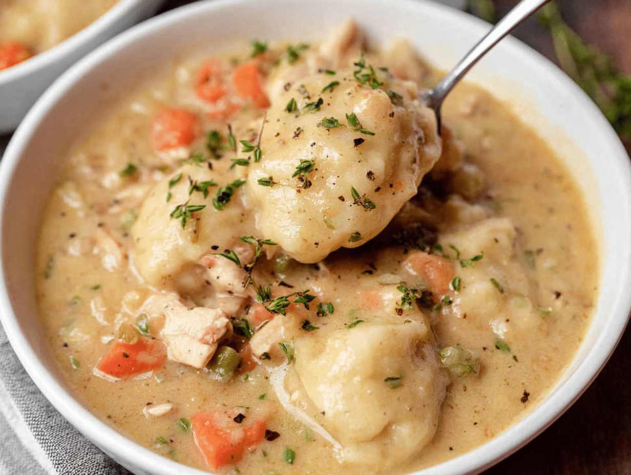 Gluten Free Chicken and Dumplings