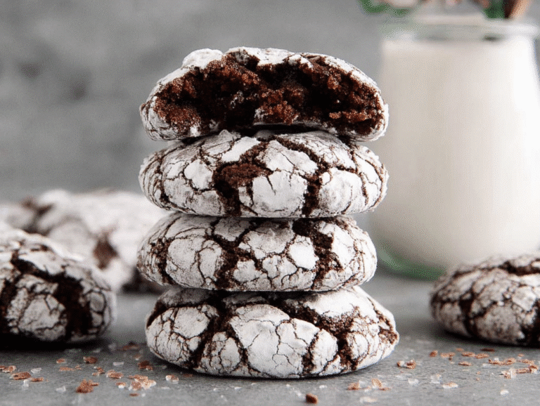 Gluten Free Chocolate Crinkle Cookies (Dairy Free, Too!)