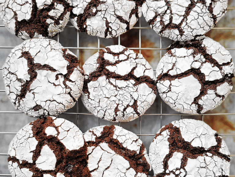 Gluten Free Chocolate Crinkle Cookies (Dairy Free, Too!)