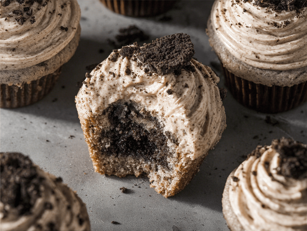 Gluten-Free Cookies & Cream Cupcakes