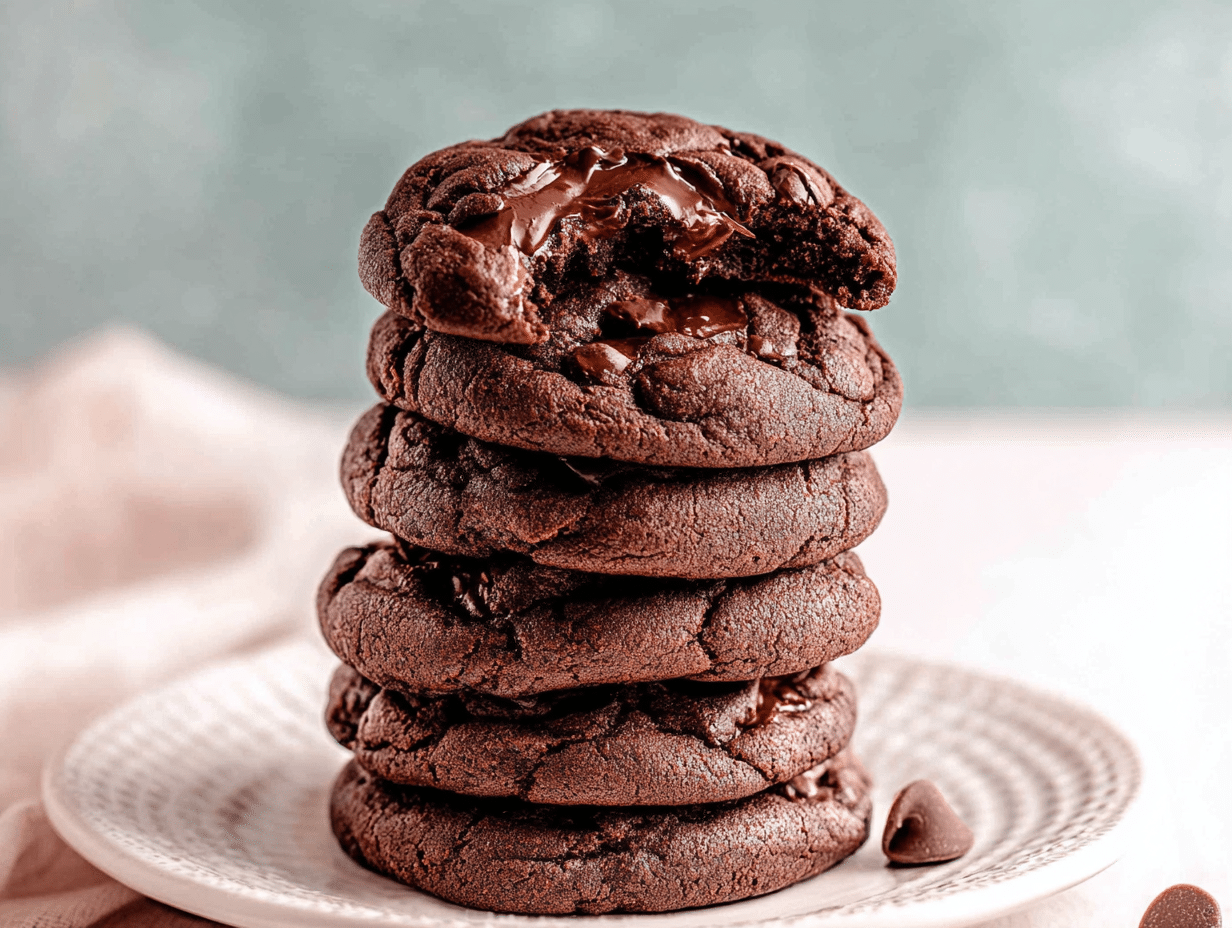 Gluten-Free Double Chocolate Chip Cookies