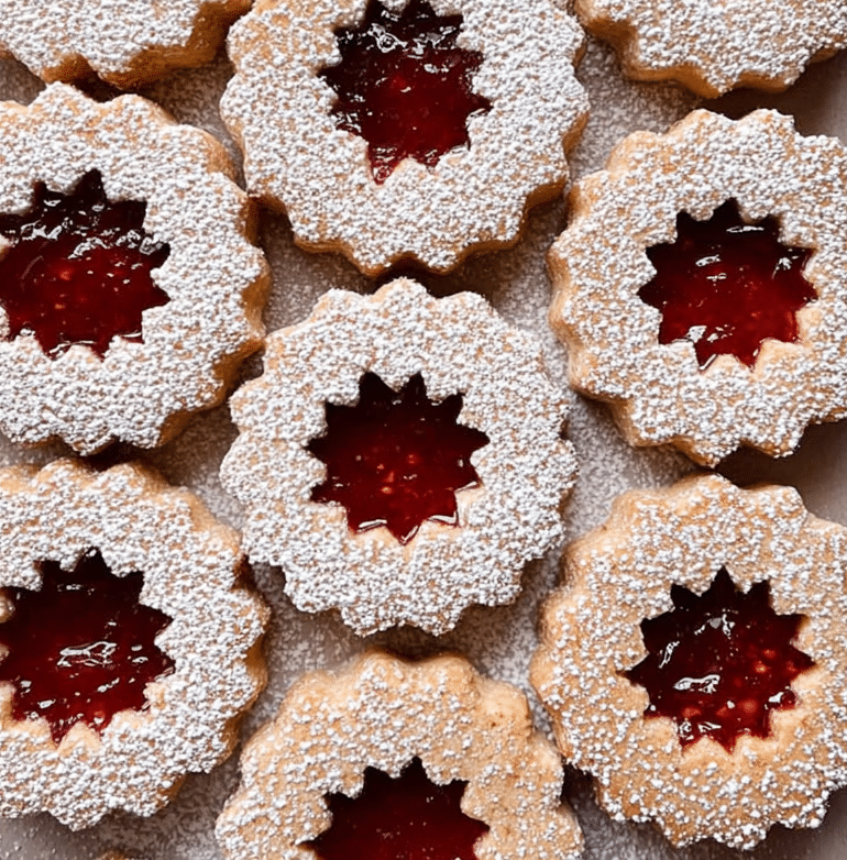 Gluten-Free Linzer Cookies