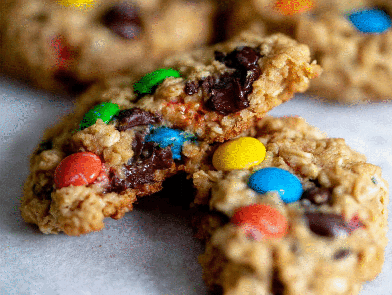 Gluten Free Monster Cookies