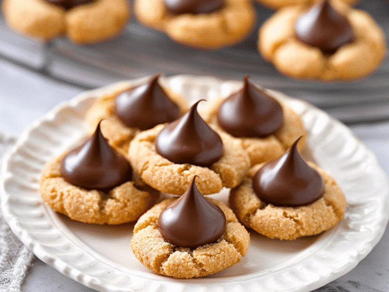 Gluten Free Peanut Butter Blossoms
