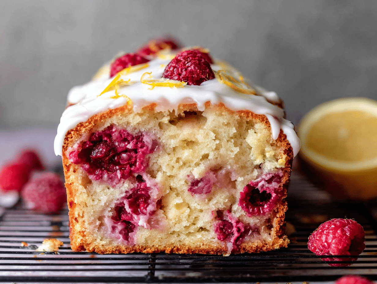 Gluten-Free Raspberry Lemon Loaf