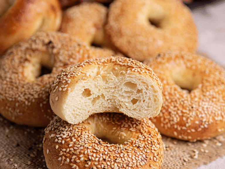Gluten Free Sesame Bagels