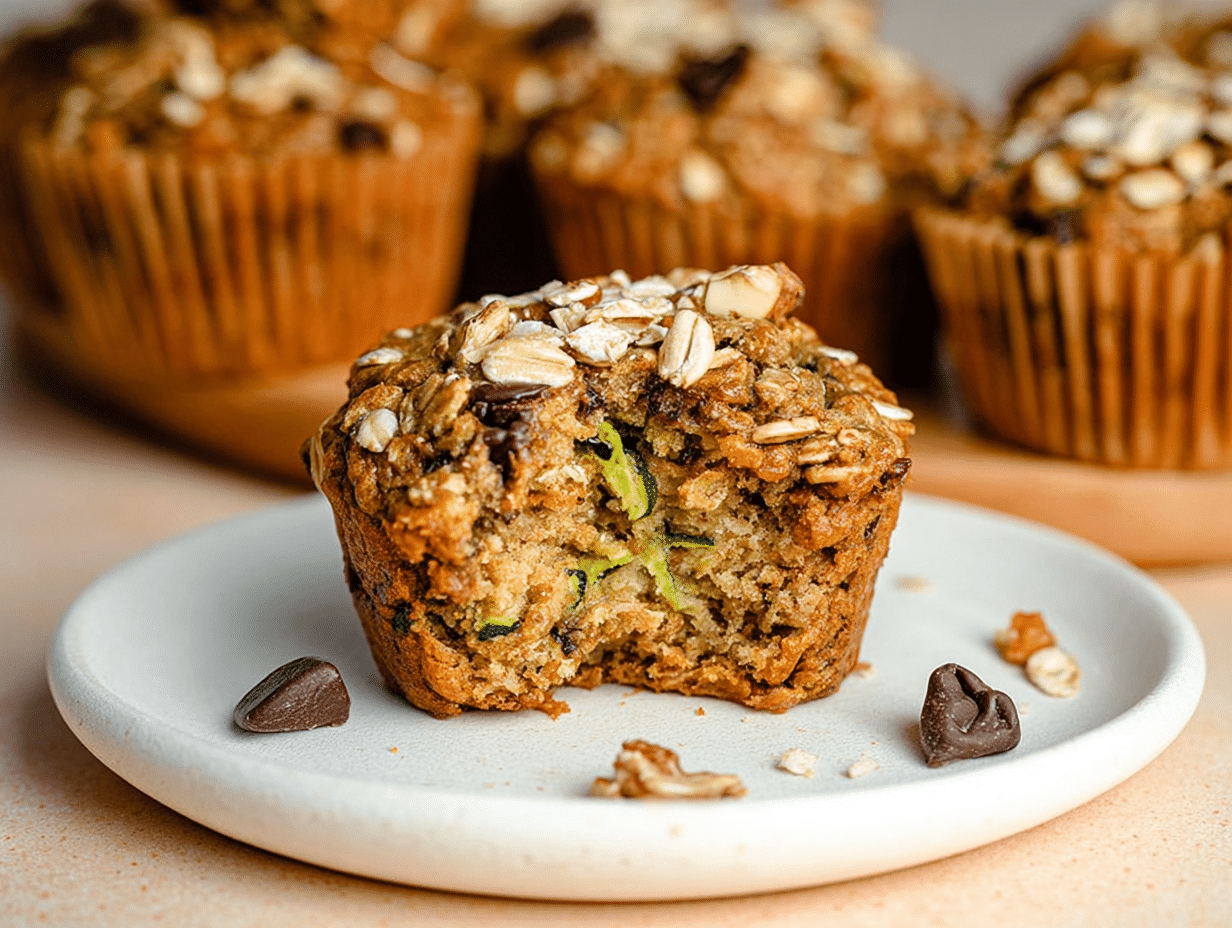Gluten-Free Zucchini Banana Muffins