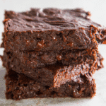 Gooey Flourless Pumpkin Brownies