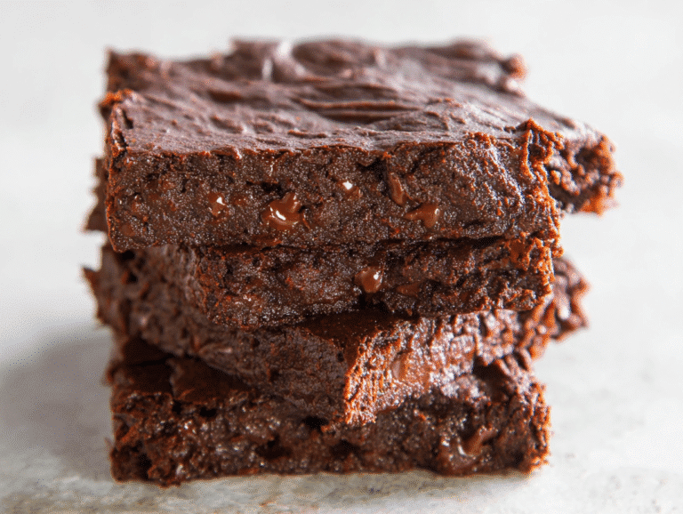 Gooey Flourless Pumpkin Brownies