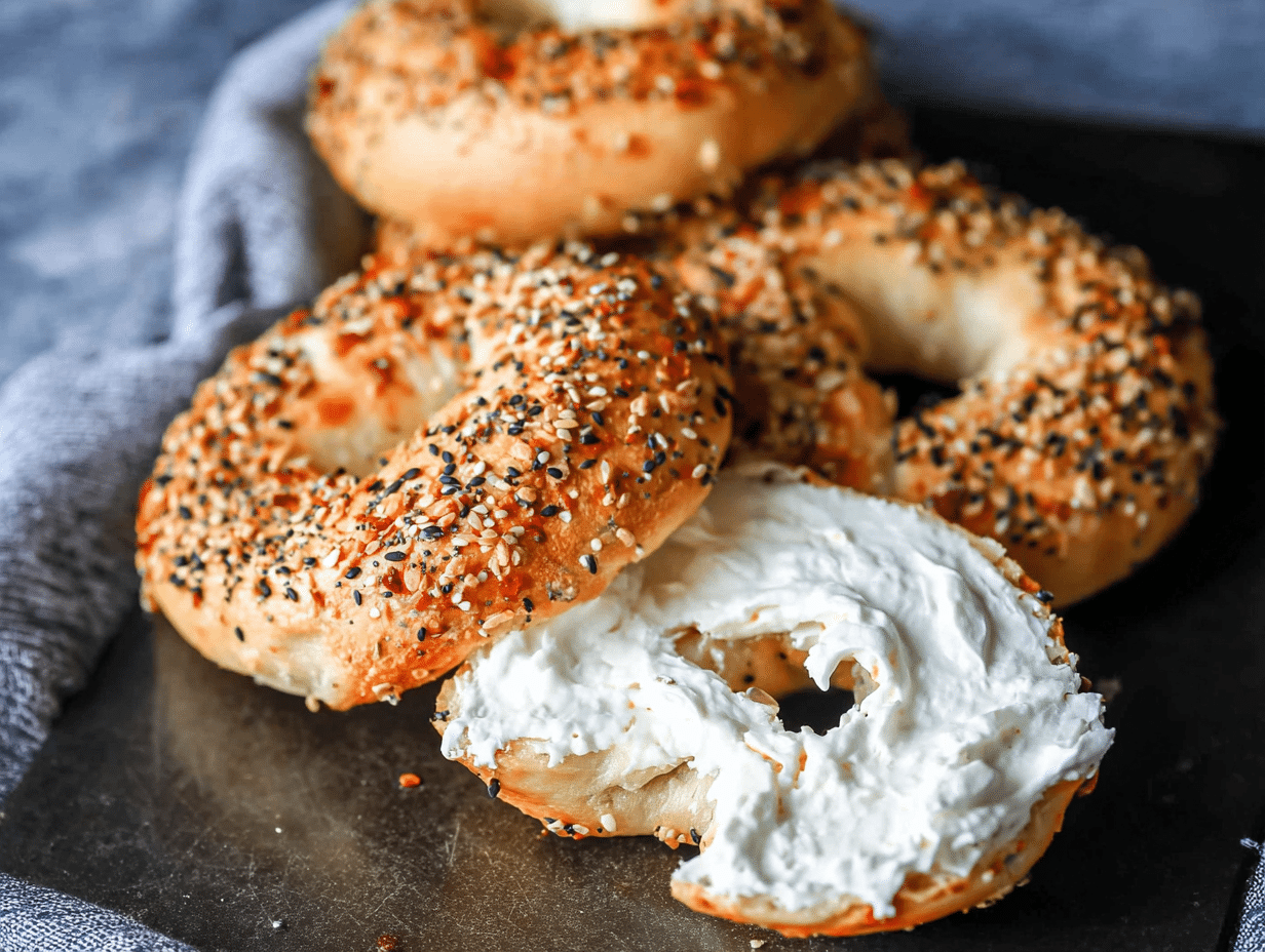 Greek Yogurt Bagels