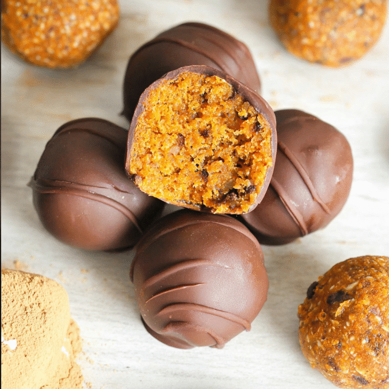 No Bake Pumpkin Bites