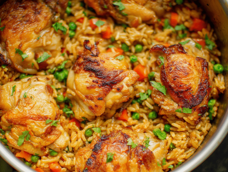 ONE-POT Chicken & Rice That's Gluten & Dairy Free!