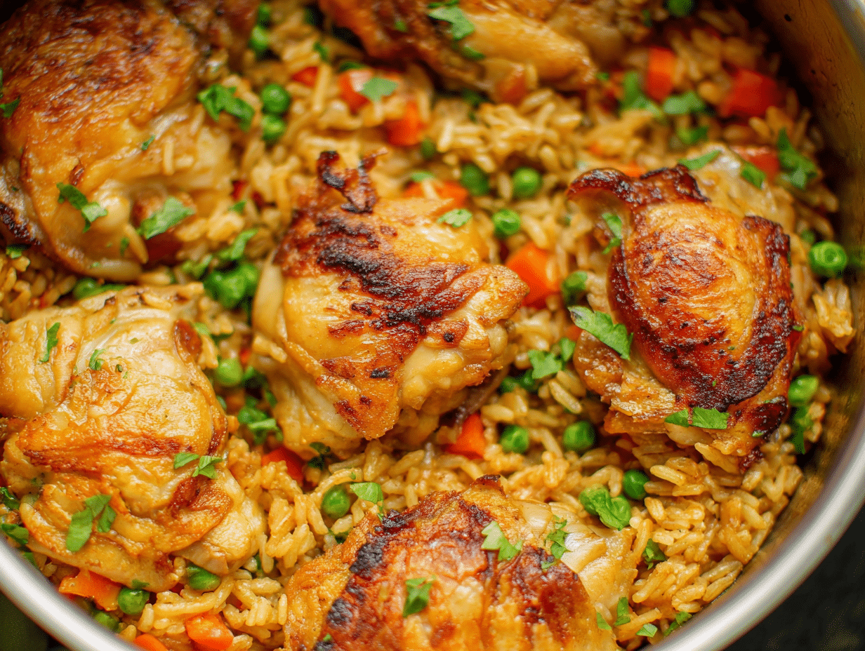 ONE-POT Chicken & Rice That's Gluten & Dairy Free!