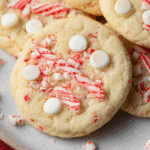 Vegan White Chocolate Peppermint Cookies