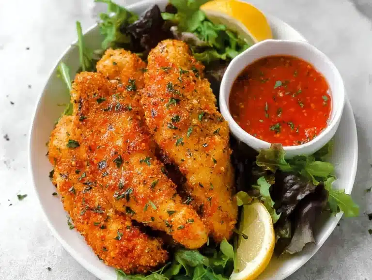 Low-carb gluten-free air fryer chicken tenders recipe