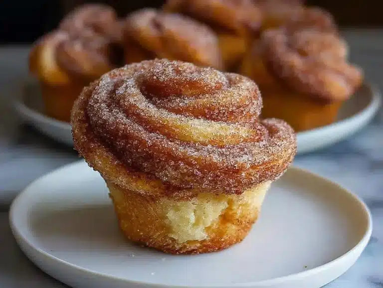 Delicious gluten free cruffins fresh out of the oven