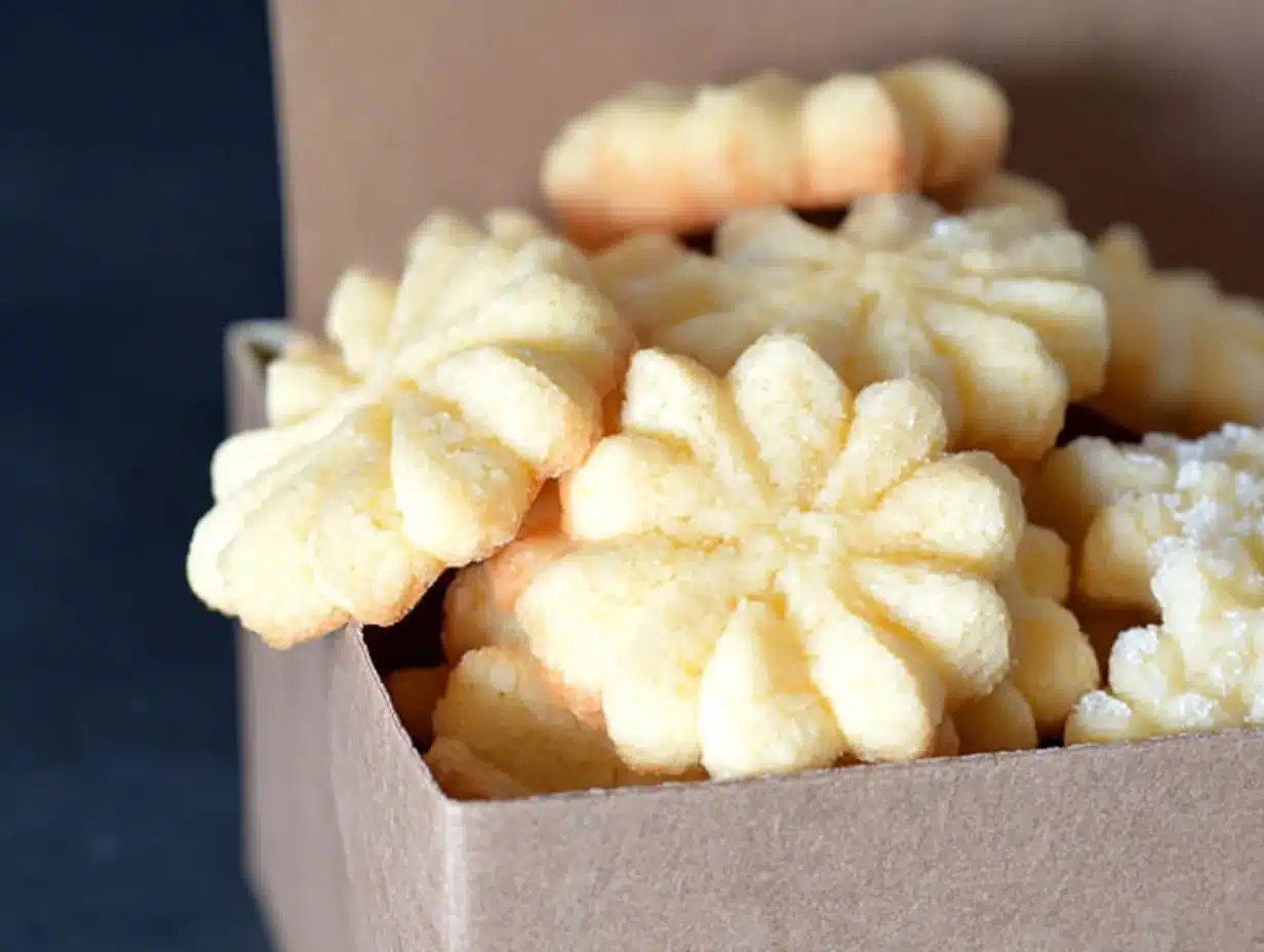Delicious homemade Gluten Free Butter Cookies in spritz and icebox styles