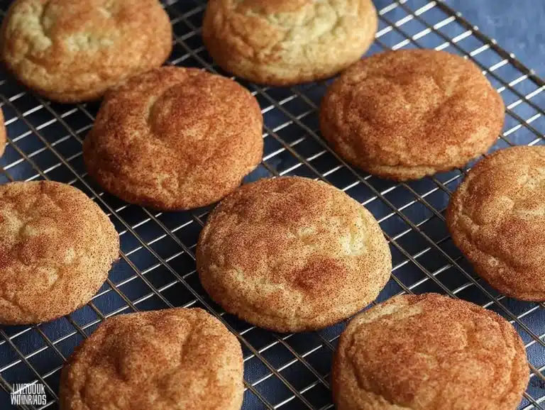 Delicious Gluten-Free Snickerdoodle Cookies sprinkled with cinnamon sugar