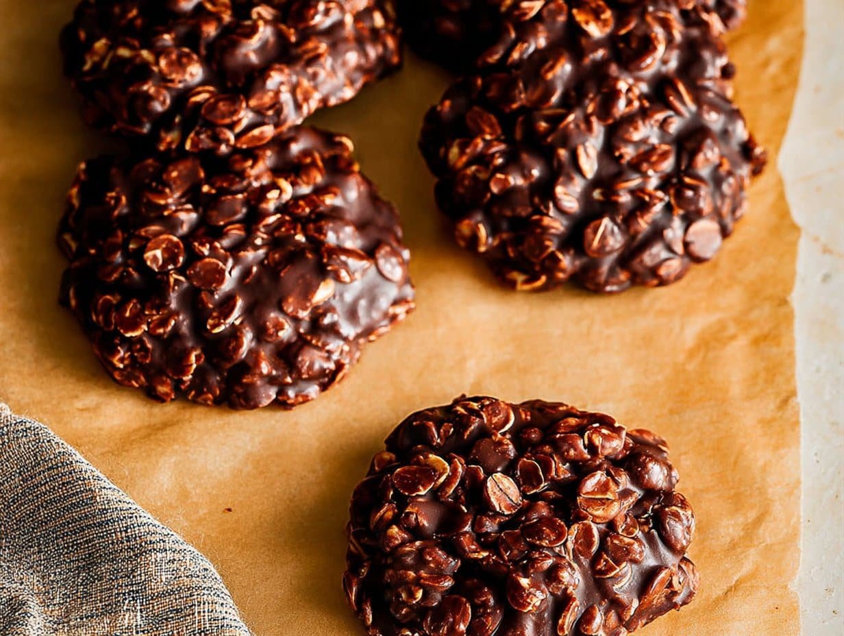 Gluten-Free No Bake Cookies (Dairy-Free Chocolate Treat)