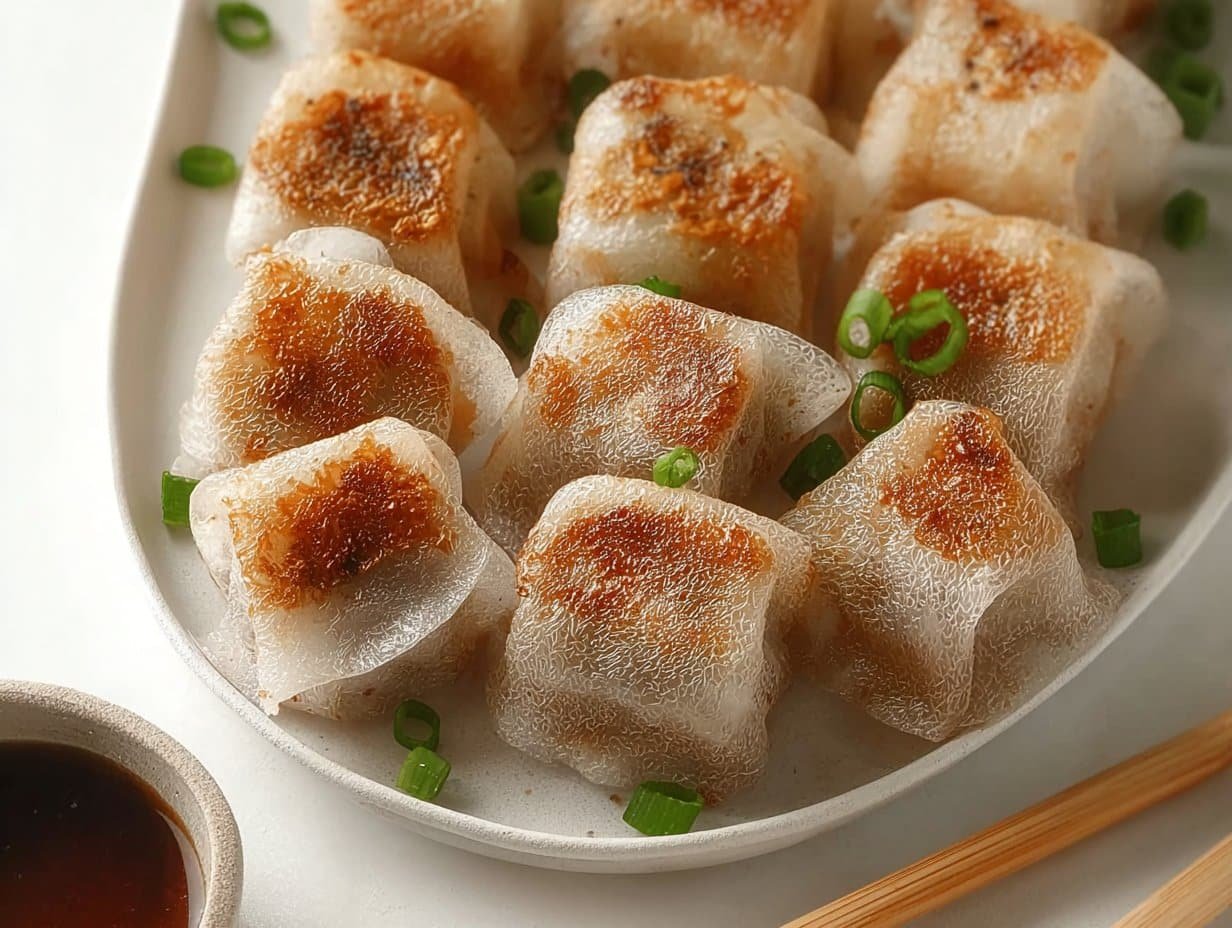 Crispy Rice Paper Dumplings