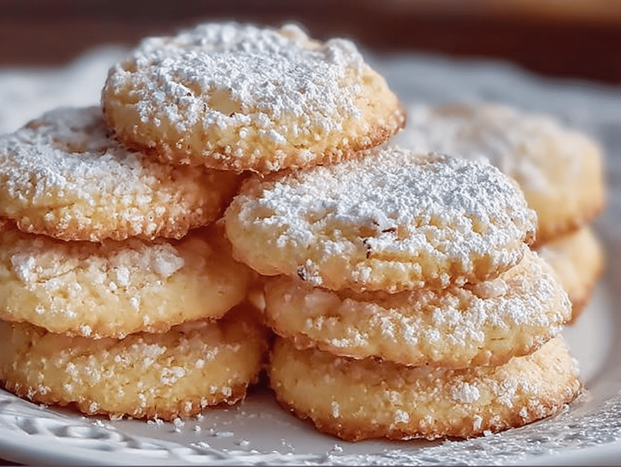 Almond Cloud Cookies
