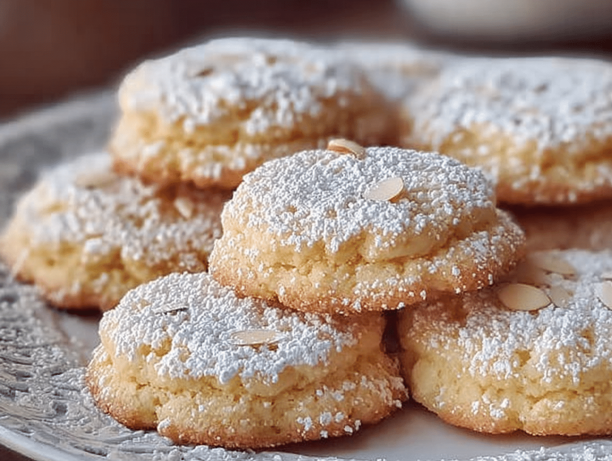 Almond Cloud Cookies