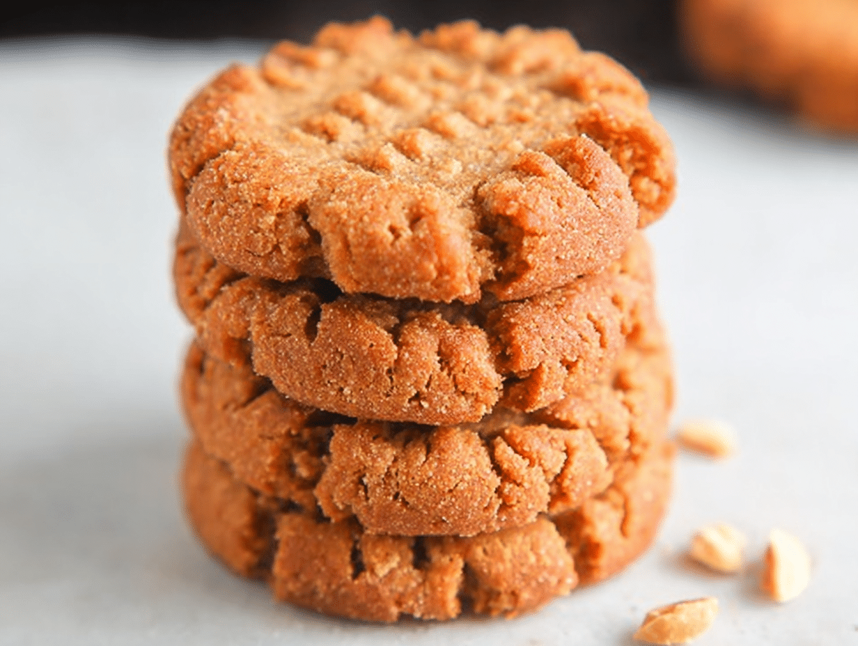 Almond Flour Peanut Butter Cookies