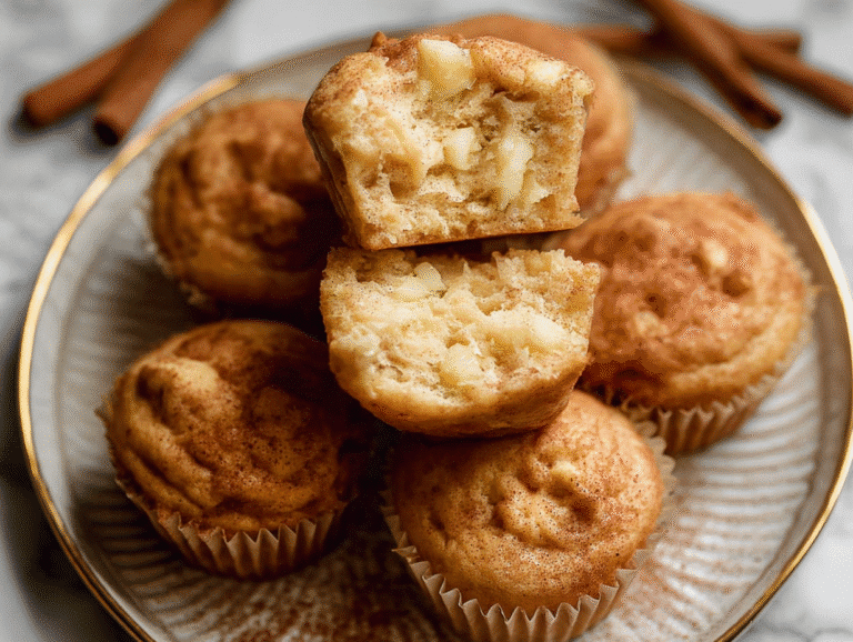 Apple Cinnamon Cottage Cheese Muffins